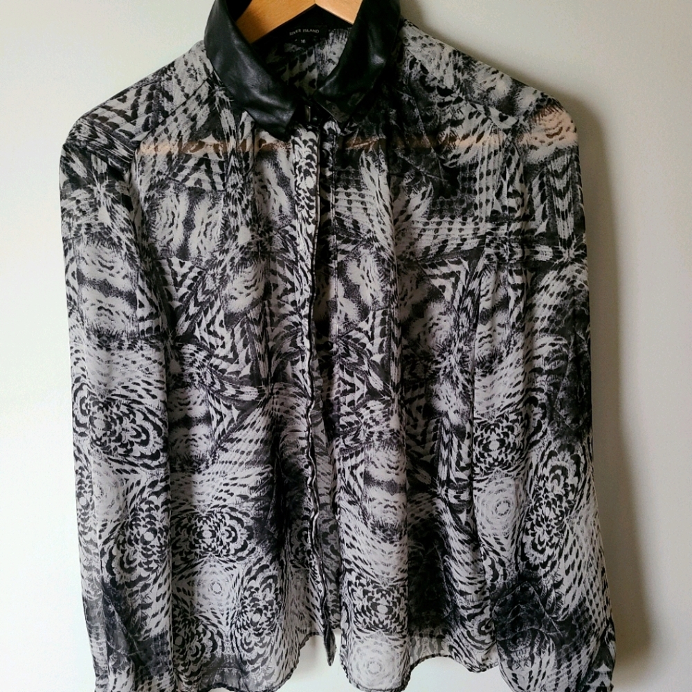 River Island Chiffon Blouse